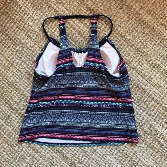 KONA Sol tankini two piece bathing suit top. Size small. - Picture 6 of 8